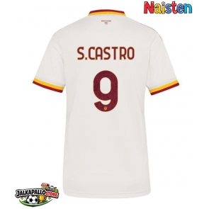 AS Roma Santiago Castro #9 Vieraspaita Naisten 2026-27 Lyhythihainen
